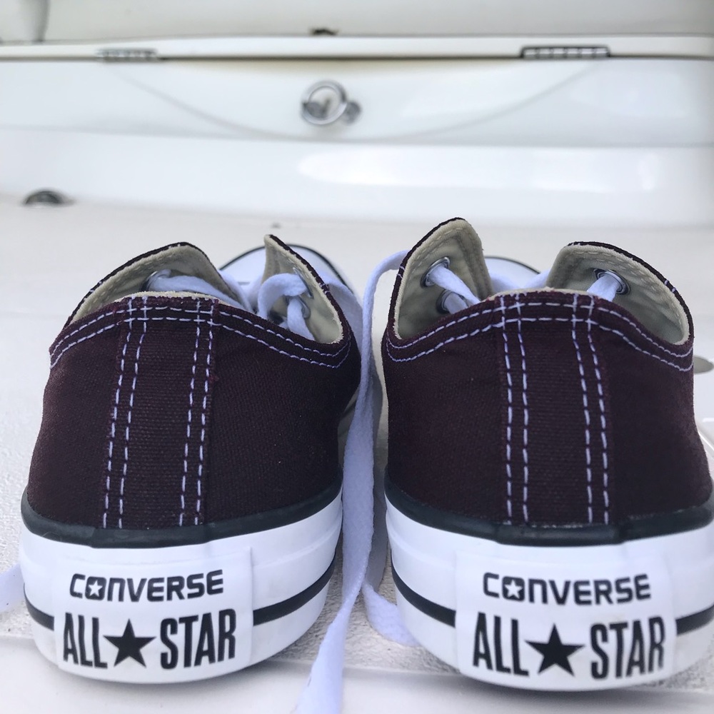 Marron lowtop Converse